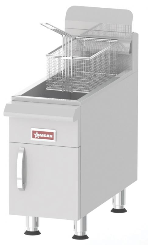 Commercial Countertop Propane Gas Fryer with 26,500 BTU and 15 lb. Oil Capacity